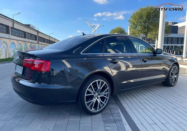 Audi A6 cena 77600 przebieg: 215000, rok produkcji 2014 z Sejny małe 529